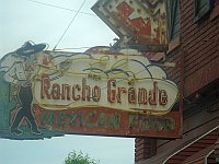 USA - Tulsa OK - Abandoned Rancho Grande Neon Sign (16 Apr 2009)